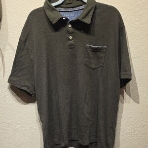 Tahari Short-Sleeve Polo Shirt – Green, Size XXL